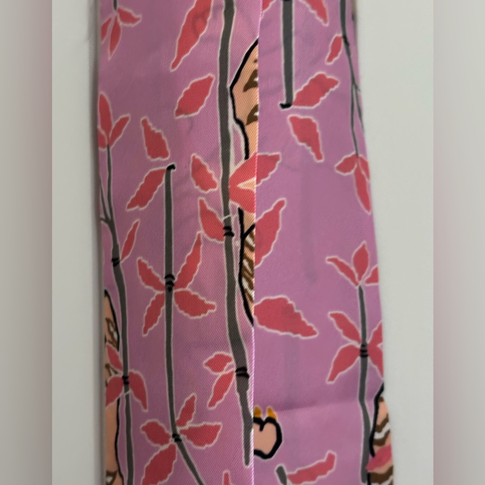 NWOT. J Crew by Drake London silk scarf. - Picture 2 of 8